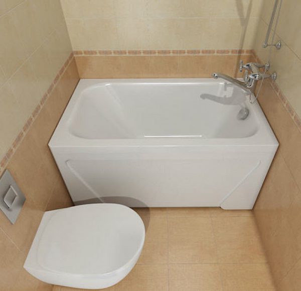 Маленькая ванна в интерьере Маленькая ванна в интерьере