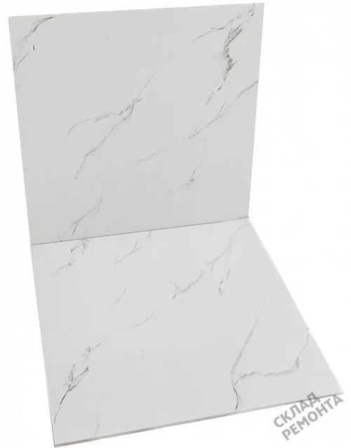Фото Керамогранит матовый Diamond Ceramics 66D01 белый 600*600*9,5 – купить в Луганске: цена, описание, фото. Интернет-магазин 3