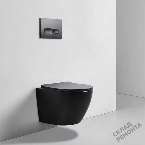 Фото Унитаз подвесной Calypso CS46UQ-MB-OK ультратихий смыв купить в Луганске: цена, описание, фото. Интернет-магазин 2