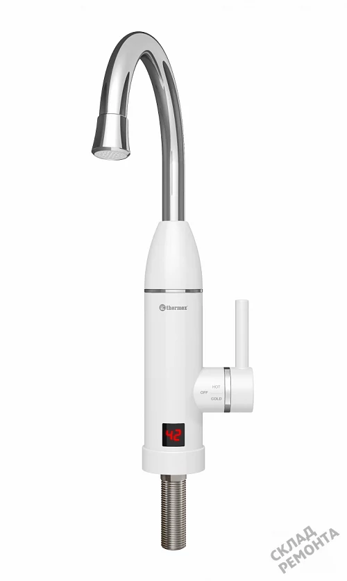 Фото Водонагреватель проточный Thermex Hotty 3000, 3 кВт – купить в Луганске: цена, описание, фото. Интернет-магазин 1