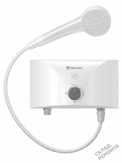 Фото Водонагреватель проточный Thermex Vetro 5500 shower – купить в Луганске: цена, описание, фото. Интернет-магазин 2