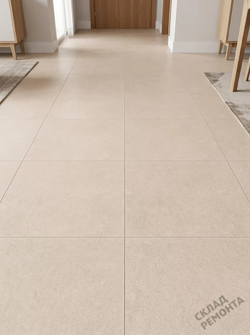 Фото Керамогранит матовый Alma Ceramica Бонд GFU6060BND40R бежевый 600*600*8,5 – купить в Луганске: цена, описание, фото. Интернет-магазин 1