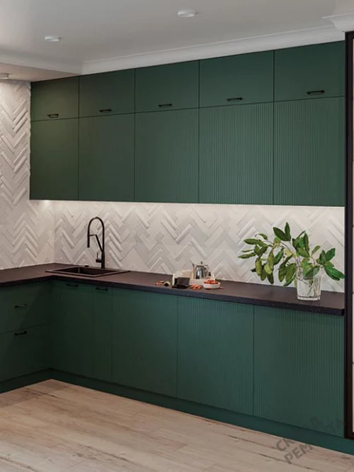 Фото Кухня Leko Велюр/Стайл мени грин – купить в Луганске: цена, описание, фото. Интернет-магазин 1