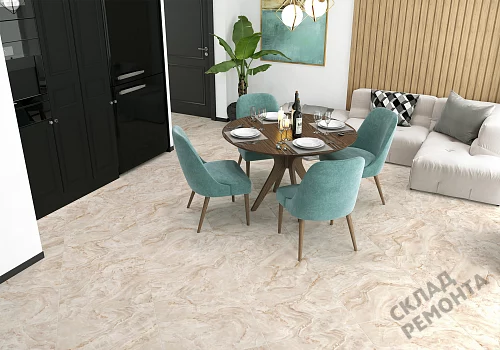 Фото Керамогранит лаппатированный Alma Ceramica Невада GFU04NVD40L бежевый 600*600*9 – купить в Луганске: цена, описание, фото. Интернет-магазин 2