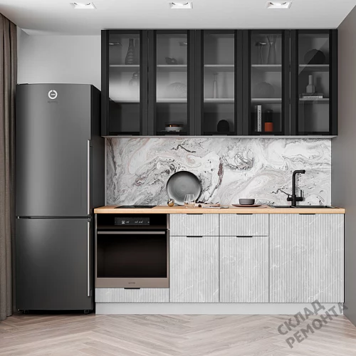 Фото Кухня ДСВ Монца гранит маус – купить в Луганске: цена, описание, фото. Интернет-магазин 1