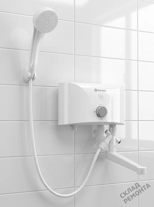 Фото Водонагреватель проточный Thermex Vetro 5500 combi – купить в Луганске: цена, описание, фото. Интернет-магазин 1