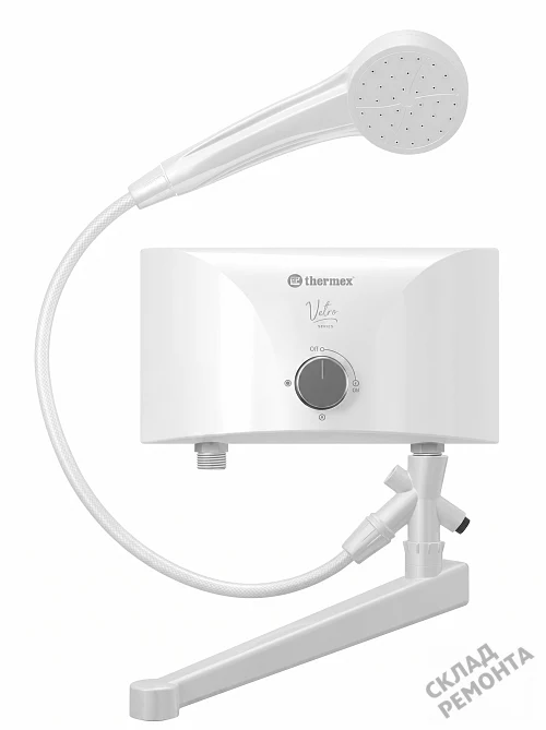 Фото Водонагреватель проточный Thermex Vetro 5500 combi – купить в Луганске: цена, описание, фото. Интернет-магазин 2