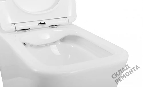 Фото Унитаз подвесной BelBagno Due 2.0 BB7107CHR/SC безободковый купить в Луганске: цена, описание, фото. Интернет-магазин 5