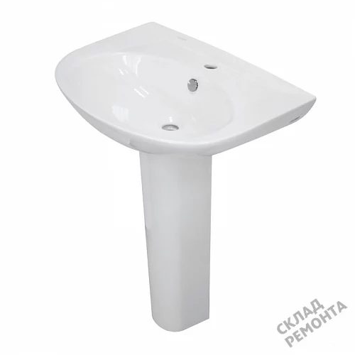 Фото Пьедестал для раковины Sanita Luxe Classic CLCSLWB01, белый купить в Луганске: цена, описание, фото. Интернет-магазин 2