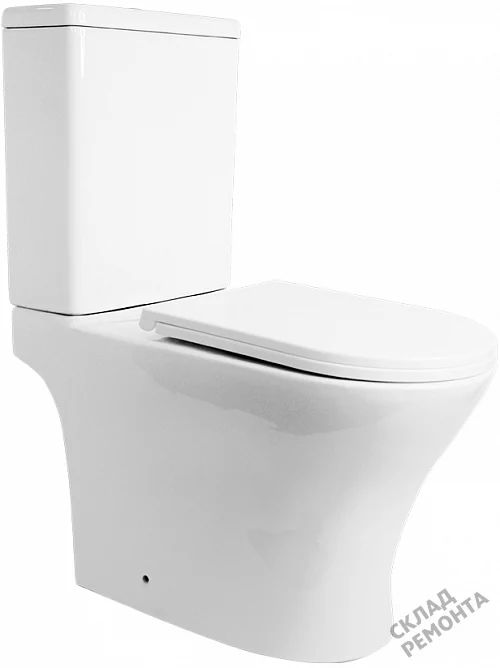 Фото Унитаз компакт напольный Calypso CS4851UQ-TK(OK) безободковый купить в Луганске: цена, описание, фото. Интернет-магазин 2
