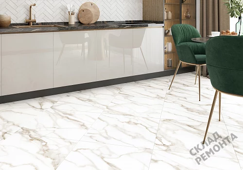 Фото Керамогранит матовый Alma Ceramica Гранада GFU6060GRD04R белый 600*600*9 – купить в Луганске: цена, описание, фото. Интернет-магазин 5