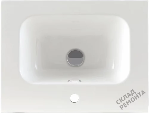 Фото Раковина на тумбу Aquanet Flat 60 (254363), 61 см купить в Луганске: цена, описание, фото. Интернет-магазин 2
