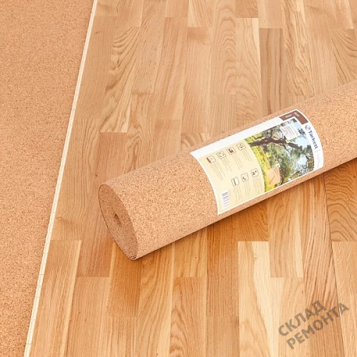 Фото Подложка рулонная Amorim пробковая, GO4CORK NATURE 2-5 мм под ламинат и паркет бежевая – купить в Луганске: цена, описание, фото. Интернет-магазин 6