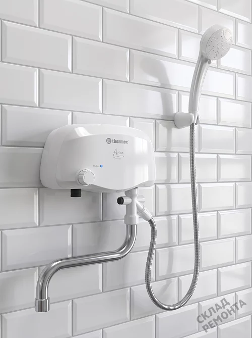 Фото Водонагреватель проточный Thermex Arion 3500 combi – купить в Луганске: цена, описание, фото. Интернет-магазин 1