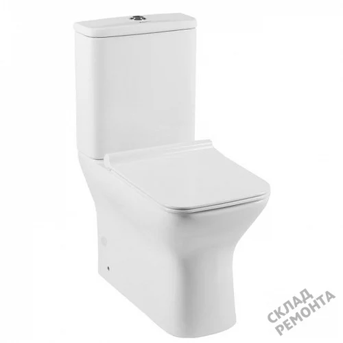 Фото Унитаз напольный Aquanet Cube-C 210759 безободковый купить в Луганске: цена, описание, фото. Интернет-магазин 1
