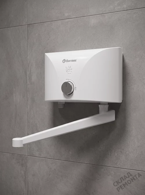 Фото Водонагреватель проточный Thermex Vetro 5500 tap – купить в Луганске: цена, описание, фото. Интернет-магазин 1